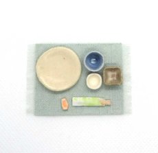 画像2: ミニチュア食器 和食膳セット (2)