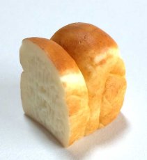 画像1: ミニチュアフード 山型パン (1)