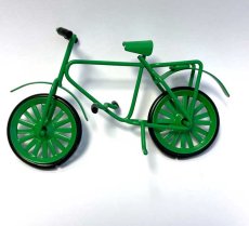 画像1: ミニチュア自転車（グリーン）/ 自転車・緑 (1)