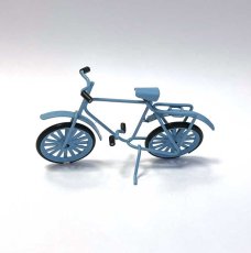 画像2: ミニチュア自転車（ブルー）/ 自転車・水色 (2)