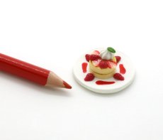 画像3: ミニチュアスイーツ 苺ソースパンケーキ (3)