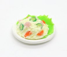 画像1: ミニチュアフード ポテトサラダ (1)