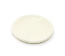 画像2: ミニチュア食器 丸大皿（白） (2)