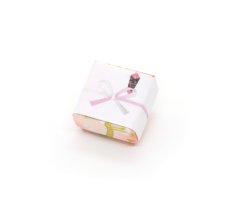 画像6: ミニチュア雑貨 紙折り箱（ピンク）/ 折り詰め 菓子折り (6)