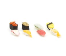 画像1: ミニチュアフード 握り寿司・一貫  (30%オフ) (1)