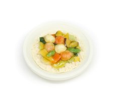 画像1: ミニチュアフード 中華丼 (1)