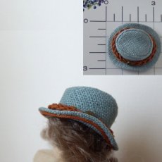 画像2: ミニチュア・中折れ帽子 ブルー (2)