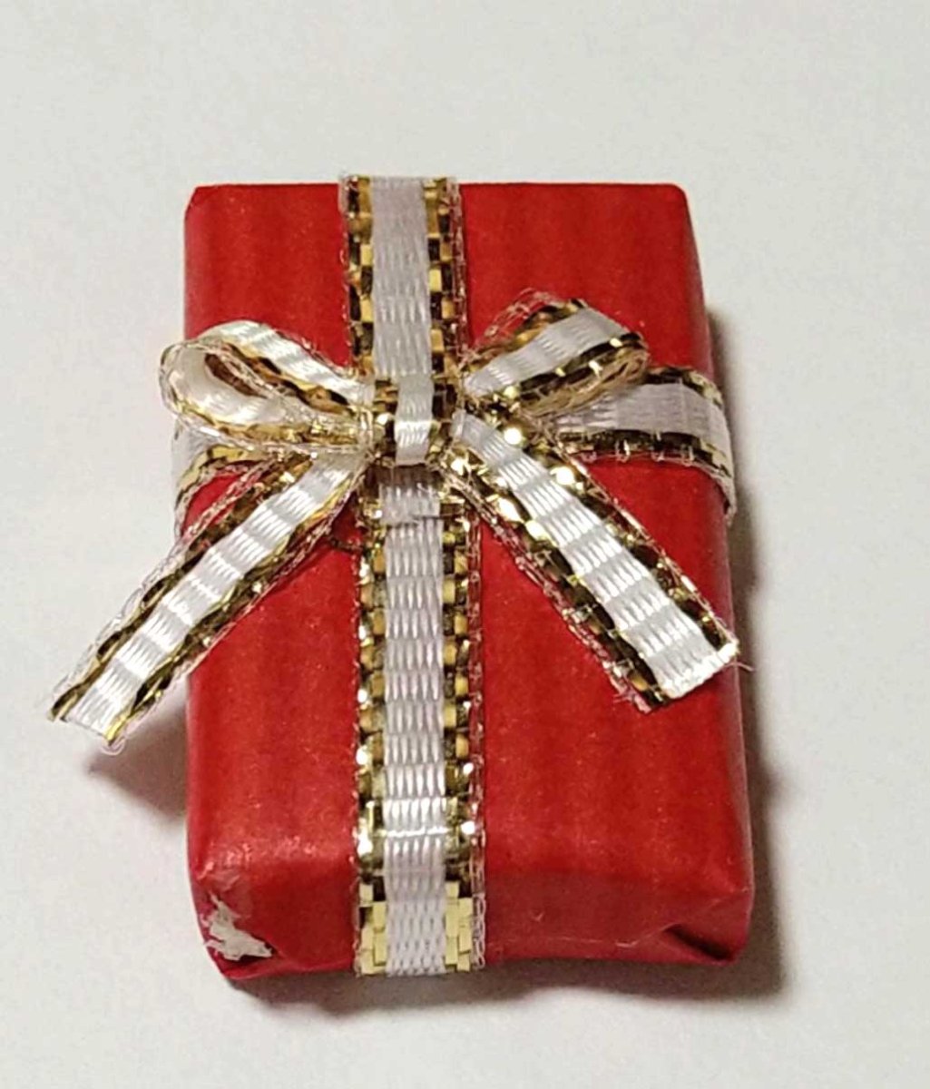 画像4: ミニチュア　クリスマスボックス長方形・中  (30%オフ) (4)