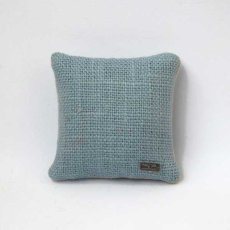 画像2: クッション　 刺繍クッション　ブルー (2)