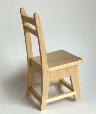 画像3: ミニチュア家具・椅子無塗装 (3)