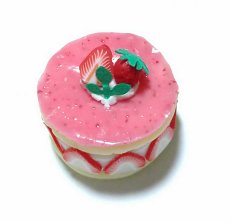 画像2: ミニチュアケーキ　苺のフレジェ (2)