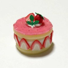 画像1: ミニチュアケーキ　苺のフレジェ (1)