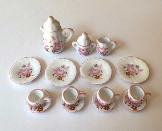 陶器ティーセット - マーブルチョコ