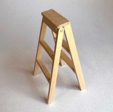 画像1: ミニチュア家具・はしご (1)