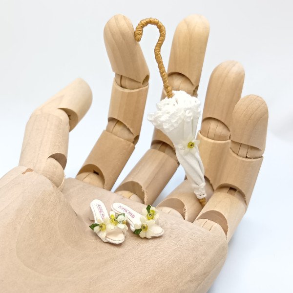 ミニチュア・ミュール ホワイト - マーブルチョコ