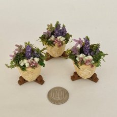 画像3: ミニチュア・華やか寄せ植え鉢 C (3)