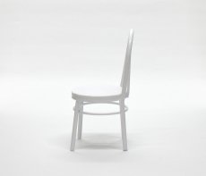 画像3: ミニチュア家具 メタルチェア 白 / 椅子 (3)