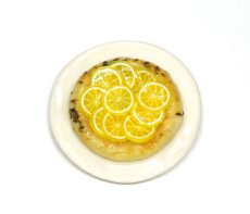画像2: ミニチュアスイーツ レモンパイ・皿 (2)