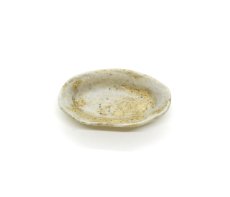 画像3: ミニチュア陶芸食器 楕円深皿 ベージュ (3)