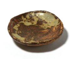 画像2: 陶芸 丸皿・茶 (2)