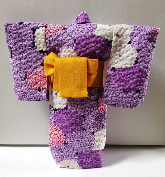 浴衣 大 紫 マーブルチョコ