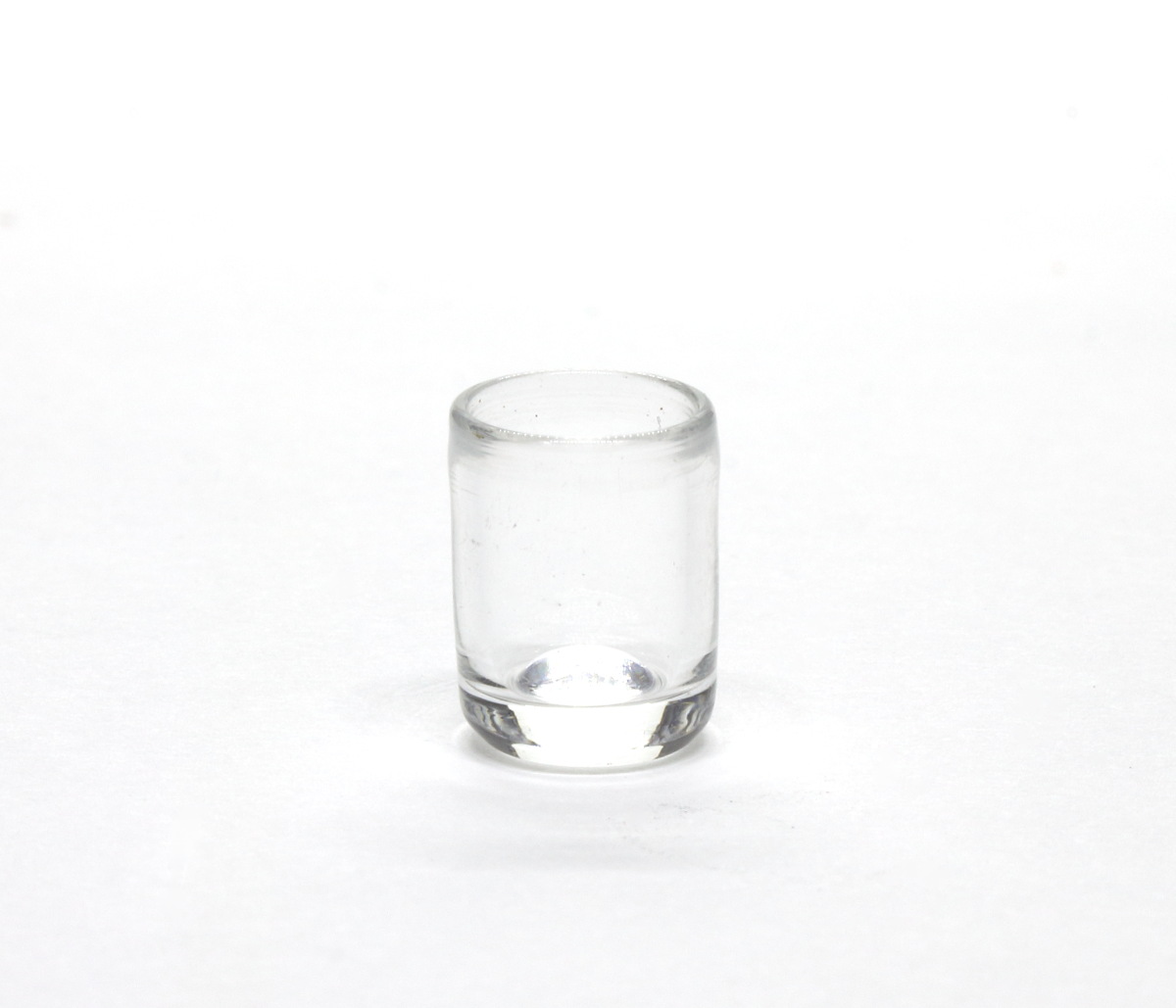 画像1: ミニチュア食器 精巧 手拭きガラス ウィスキーグラス / ガラス細工 グラス (1)