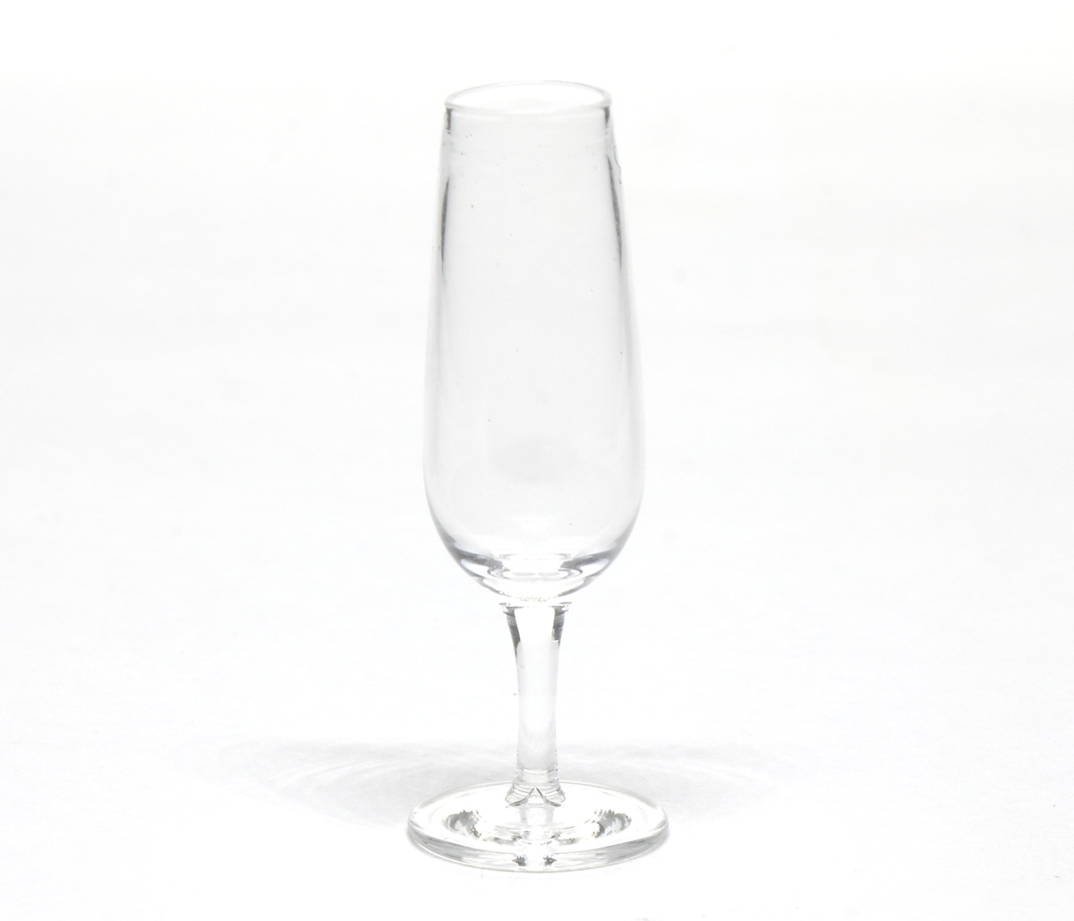 画像1: ミニチュア食器 精巧 手拭きガラス シャンパングラス / ガラス細工 グラス (1)